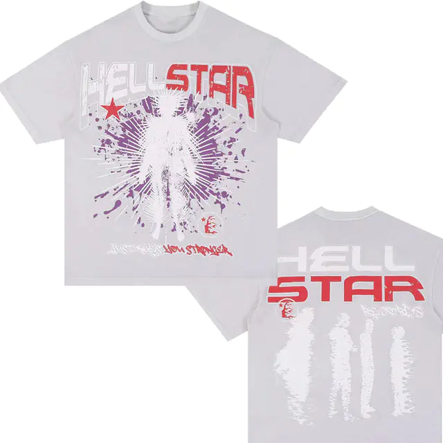 Hellstar Casual Cotton T-Shirt for Men and Women