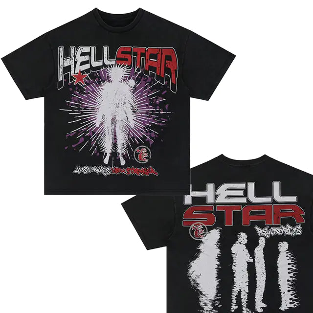 Hellstar Casual Cotton T-Shirt for Men and Women